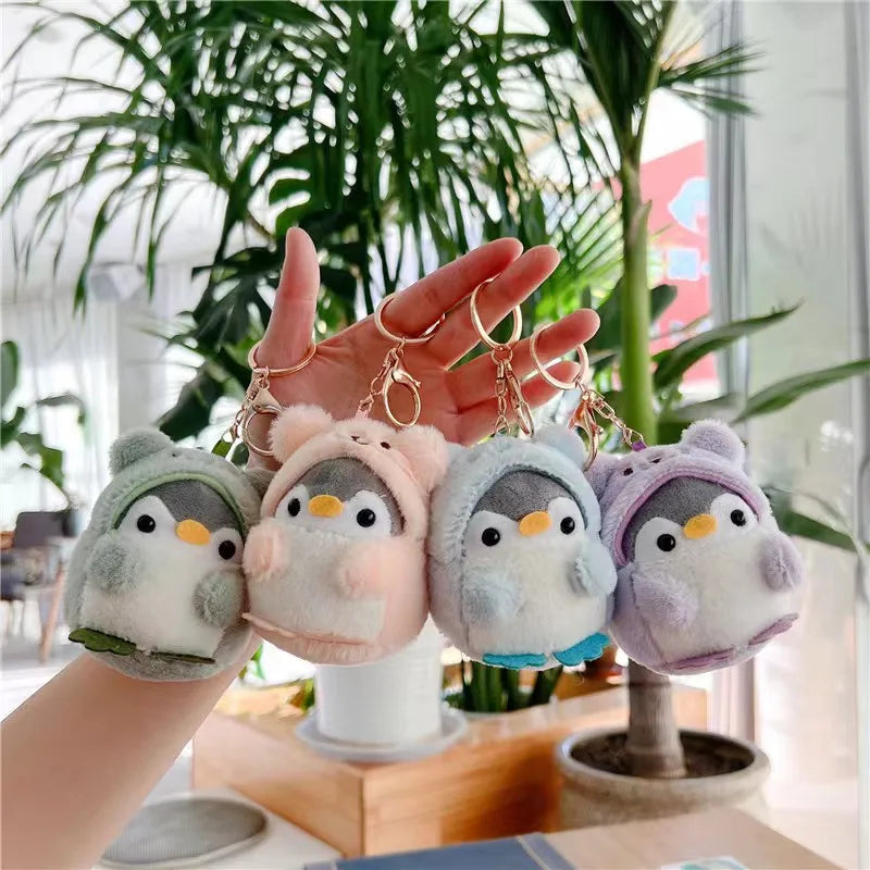 Kawaii Penguin Plush Keychain Toy – Soft PP Cotton Charm