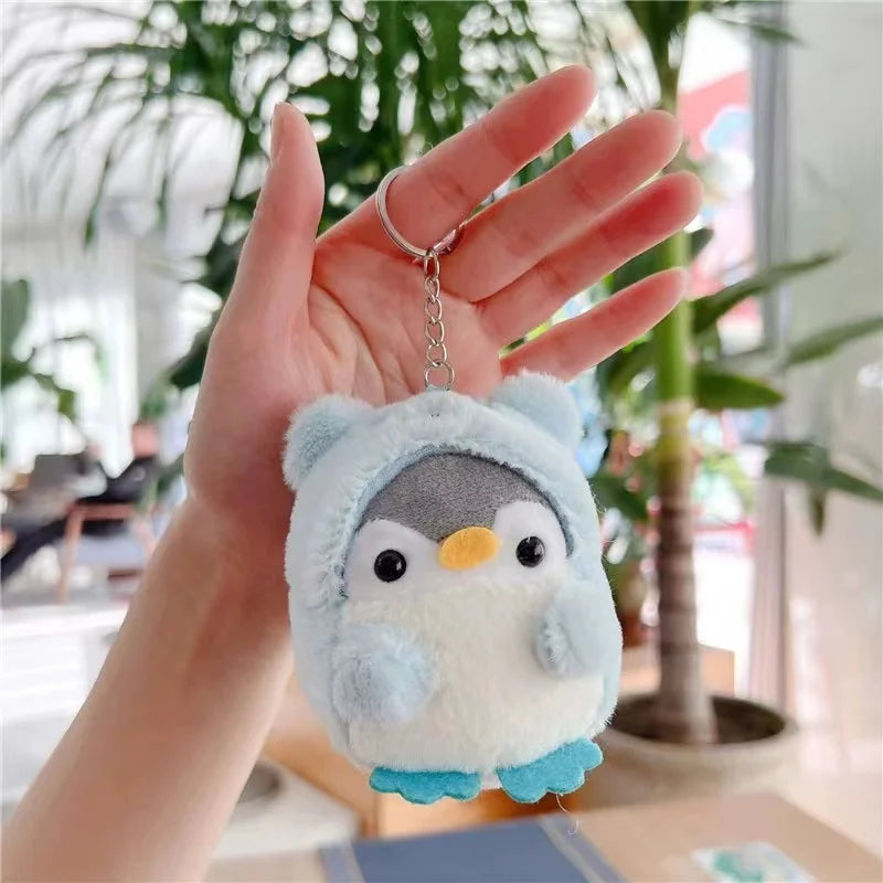Kawaii Penguin Plush Keychain Toy – Soft PP Cotton Charm