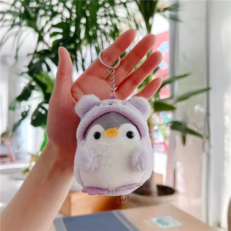 Kawaii Penguin Plush Keychain Toy – Soft PP Cotton Charm
