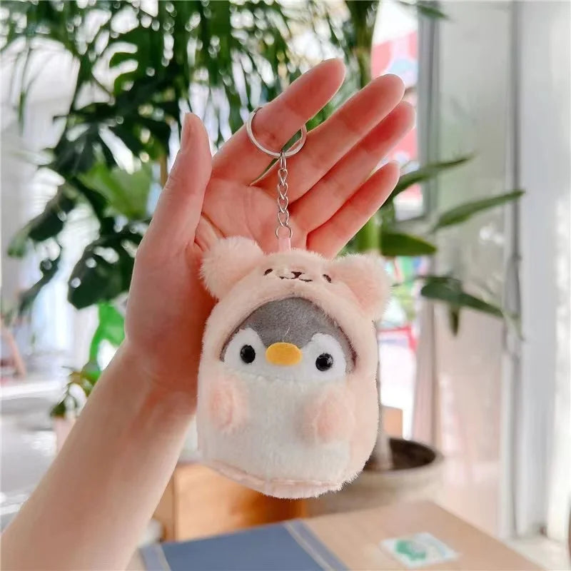 Kawaii Penguin Plush Keychain Toy – Soft PP Cotton Charm