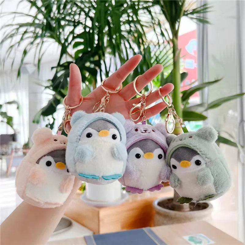 Kawaii Penguin Plush Keychain Toy – Soft PP Cotton Charm